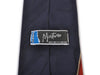 Claude Montana Paris Red on Navy Printed Tie