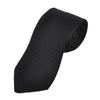 Hermes Black Faconnee H Tie