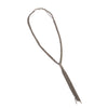 Emanuele Bicocchi Silver Braided Tie Necklace
