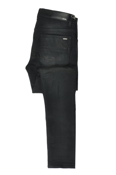 Amiri NWT Black Waxed MXI Skinny Fit Jeans