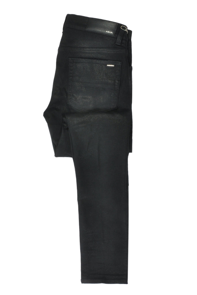 Amiri NWT Black Waxed MXI Skinny Fit Jeans