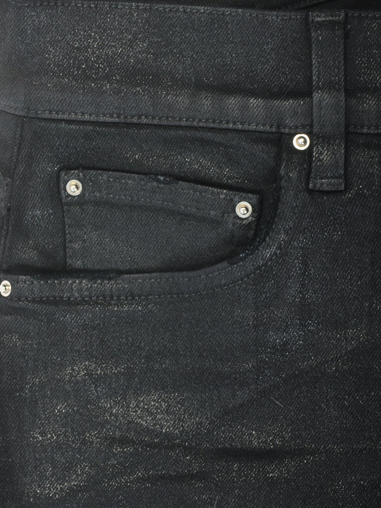 Amiri NWT Black Waxed MXI Skinny Fit Jeans