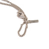 Emanuele Bicocchi Silver Skull Horn Pendant Necklace