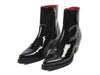 Ernest W Baker Black Patent Leather Boots