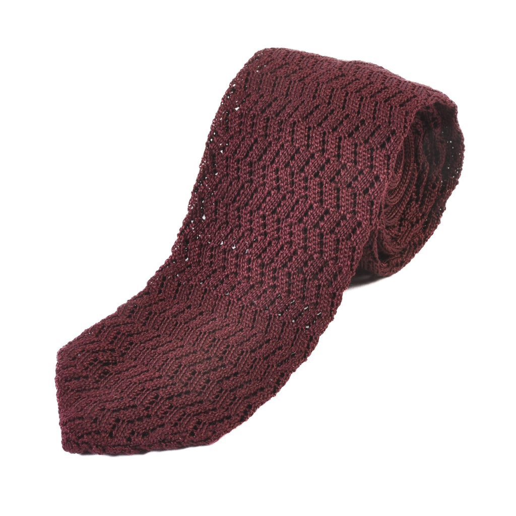Paolo Albizzati Merlot Knit Tie