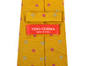 Tino Cosma Golden Yellow Floral Patterned Tie