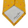 Tino Cosma Golden Yellow Floral Patterned Tie