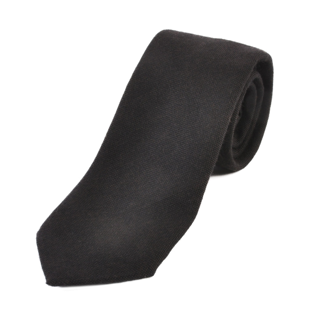 SuitSupply Dark Brown Wool Tie