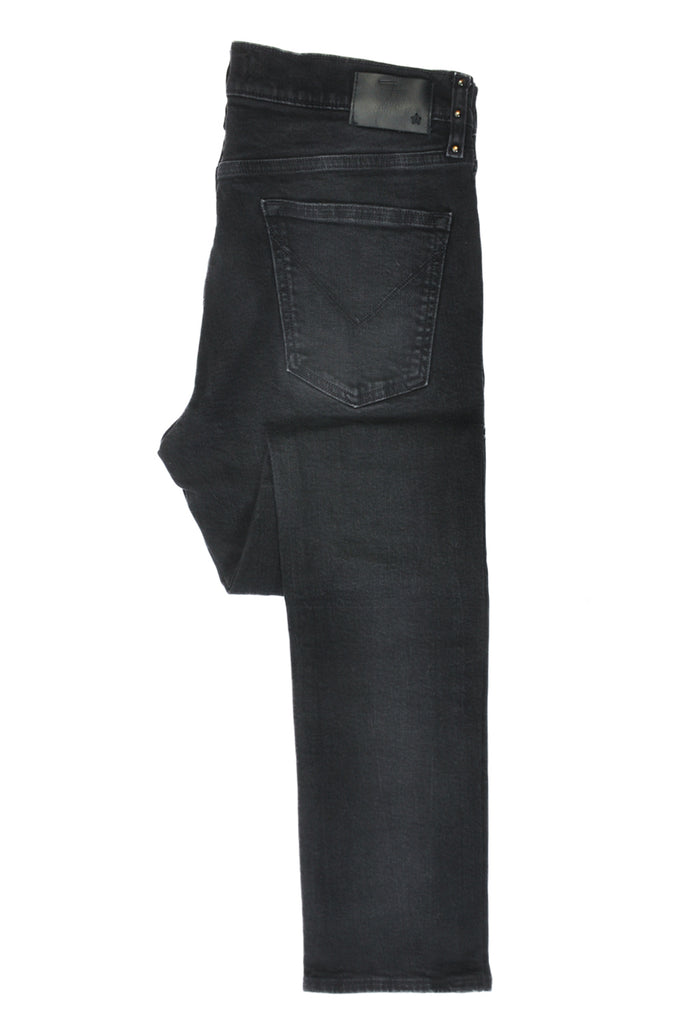 John Varvatos Black Studded Bowery Jeans