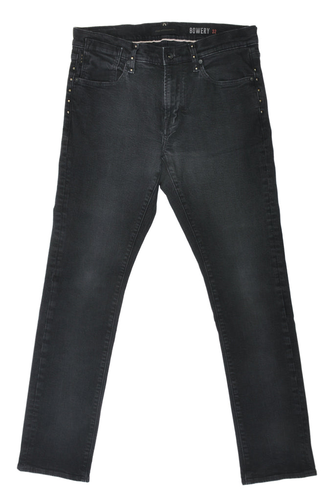 John Varvatos Black Studded Bowery Jeans