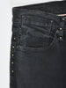 John Varvatos Black Studded Bowery Jeans