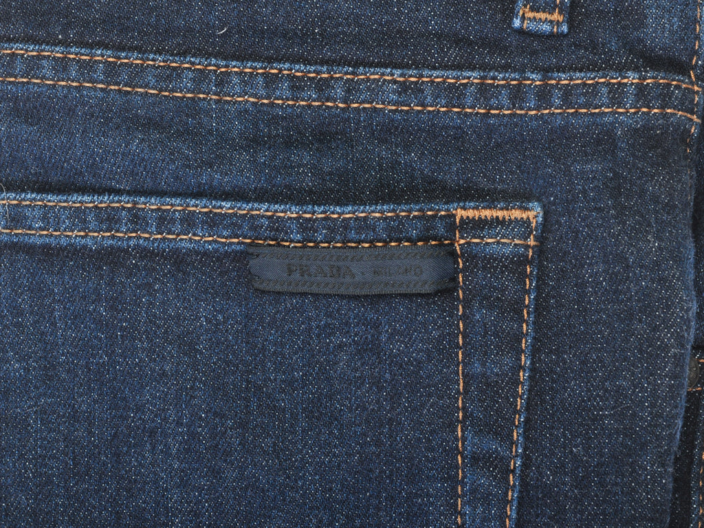 Prada Dark Wash Stretch Denim Jeans