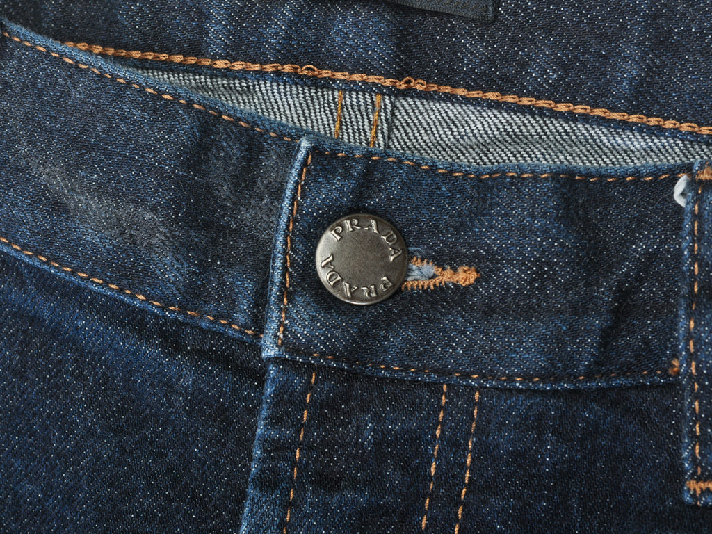Prada Dark Wash Stretch Denim Jeans