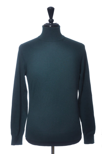 Drumohr Forest Green Roll Neck Sweater