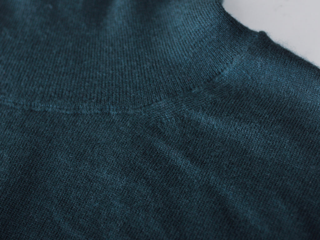 Drumohr Forest Green Roll Neck Sweater