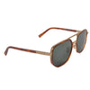 Zegna Brown and Gold Sunglasses