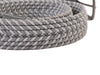 Zegna Grey Web Belt