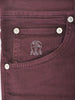 Brunello Cucinelli Wine Red Skinny Fit Jeans