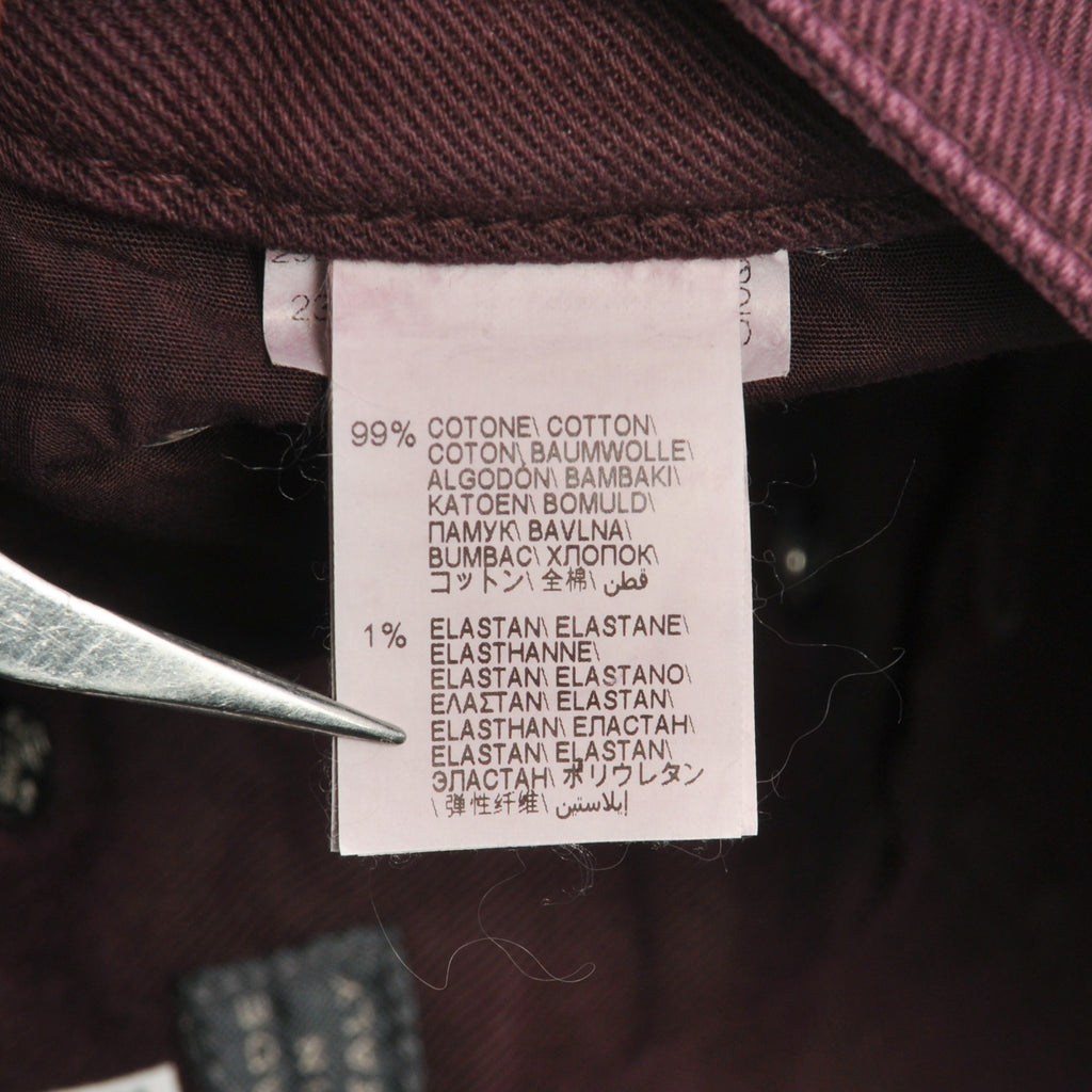 Brunello Cucinelli Wine Red Skinny Fit Jeans