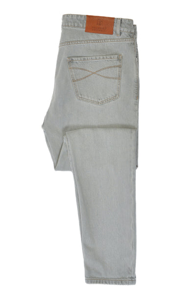 Brunello Cucinelli Grey Leisure Fit Jeans