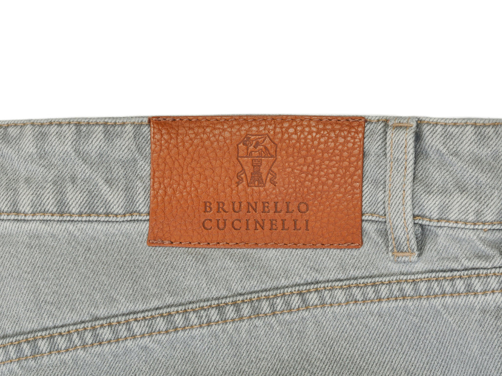 Brunello Cucinelli Grey Leisure Fit Jeans
