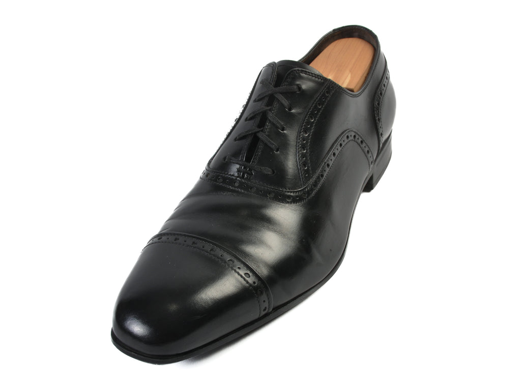 Salvatore Ferragamo Black Oxford Shoes