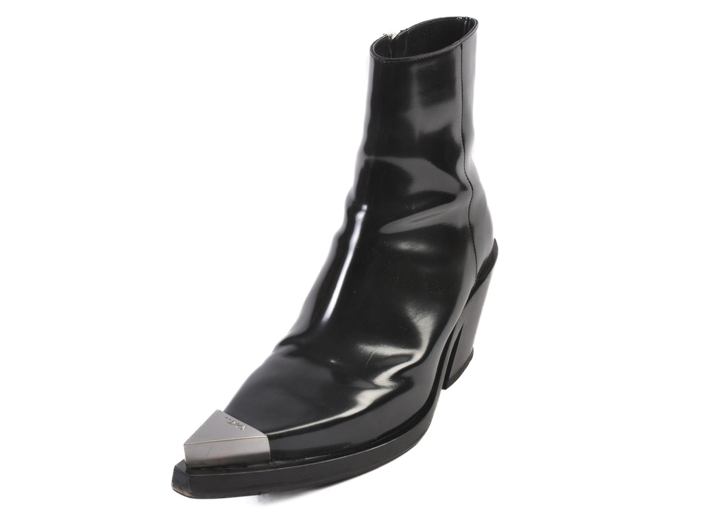 Achilles Ion Gabriel Black Bang Ankle Boots