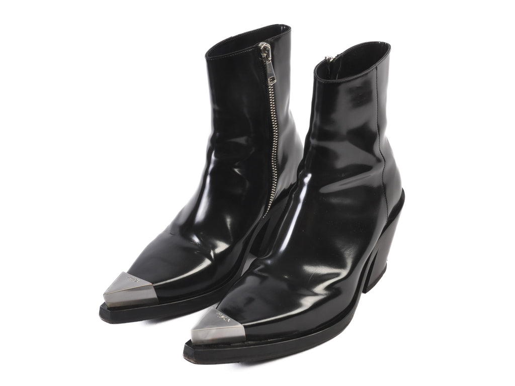 Achilles Ion Gabriel Black Bang Ankle Boots
