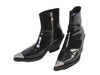 Achilles Ion Gabriel Black Bang Ankle Boots