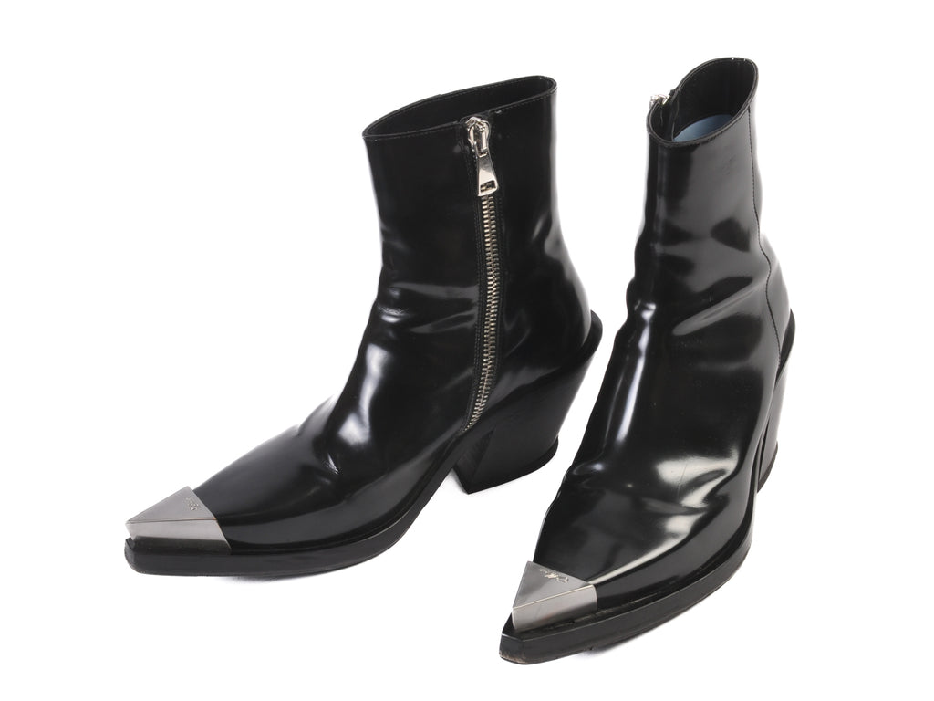 Achilles Ion Gabriel Black Bang Ankle Boots