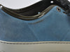 Lanvin Light Blue Suede Cap Toe Sneakers