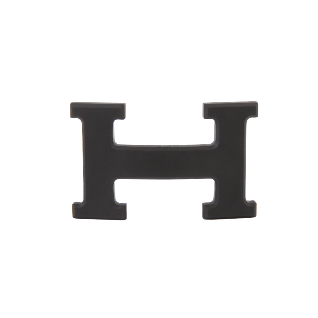 Hermes Noir Buckle Belt