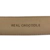 Marforio Venezia Brown Crocodile Leather Belt