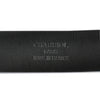 Charriol Paris Black Textured Leather Belt