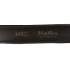 MaxMara Brown Wrapped Buckle Belt