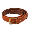 E.G. Brandone Orange Crocodile Leather Belt