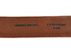 E.G. Brandone Orange Crocodile Leather Belt