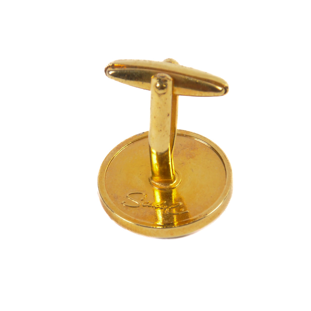 Scabal Brown Enamel Cufflinks