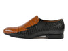 Dries Van Noten Brown and Black Embossed Slip-On Shoes