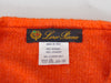 Loro Piana Orange Cashmere V-Neck Sweater