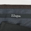 ZZegna Brown Flannel Trousers