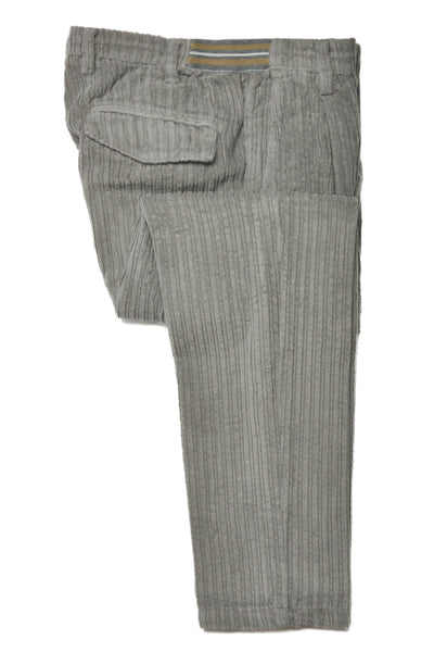 Eleventy Grey Whale Cord Drawstring Pants