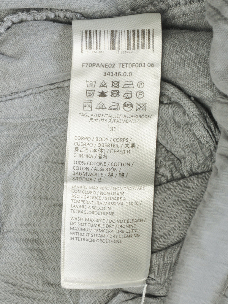 Eleventy Grey Whale Cord Drawstring Pants