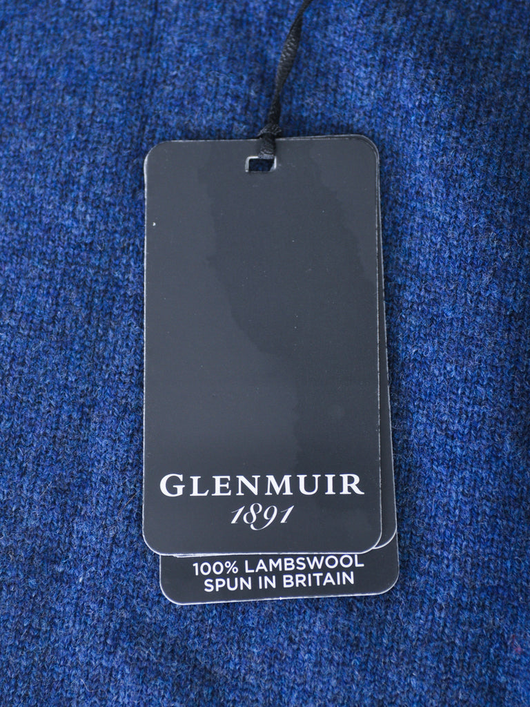 Glenmuir Rhapsody Blue Wool Crew Neck Sweater