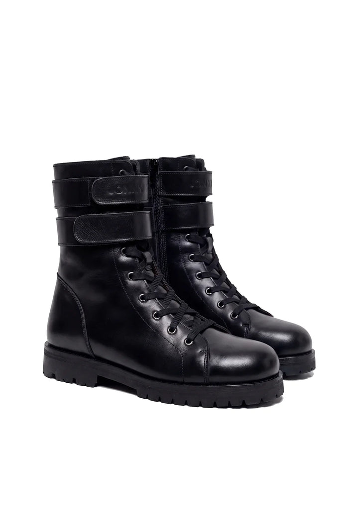 Jonny Cota Black Combat Boots