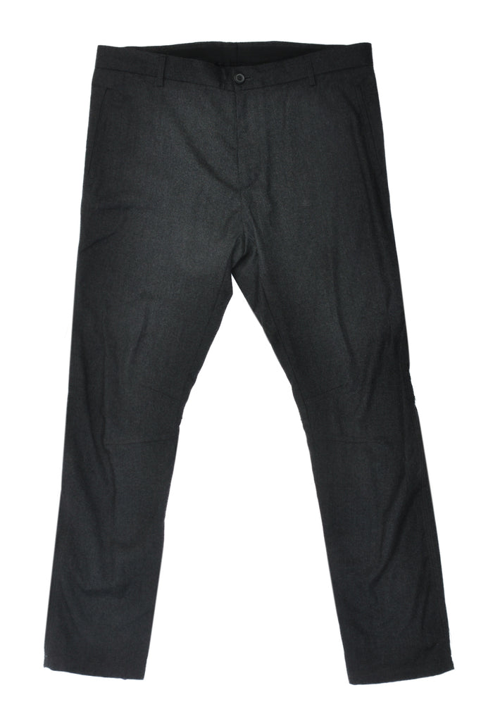 Lanvin Charcoal Grey Flannel Cropped Trousers