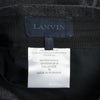 Lanvin Charcoal Grey Flannel Cropped Trousers