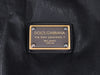 Dolce & Gabbana Black Lambskin Leather Jacket