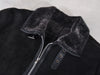Armani Collezioni Black Shearling Jacket