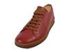 Harry Rosen Red Cervo Deerskin Leather Sneakers